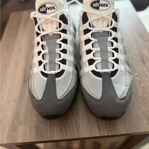 Nike AirMax White, Grey and Black Sneakers